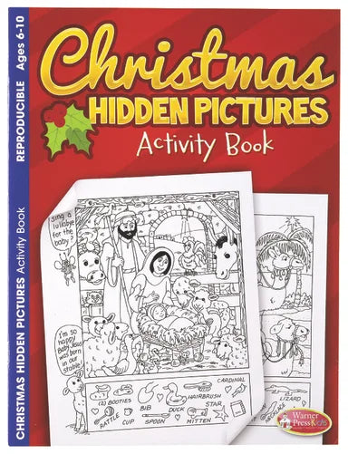 CHRISTMAS HIDDEN PICTURES (AGES 6-10  REPRODUCIBLE) (WARNER PRESS COLOURING & ACTIVITY BOOKS SERIES)