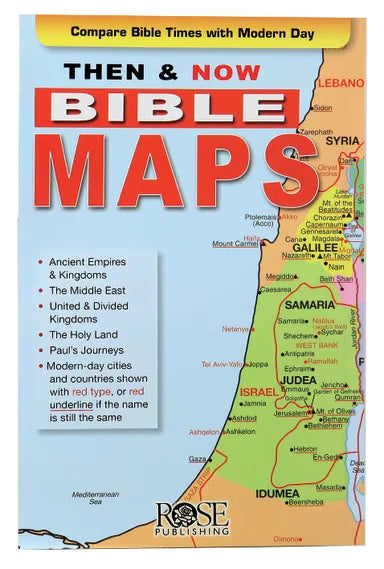 PAMPHLET THEN AND NOW: BIBLE MAPS
