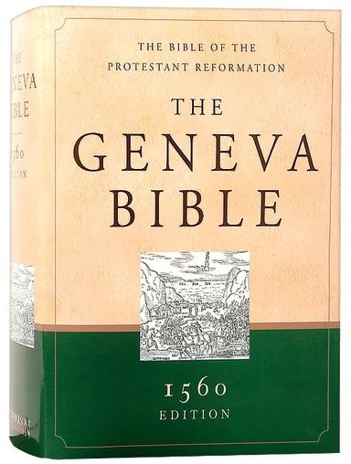 B GENEVA BIBLE 1560 EDITION GREEN/SAND