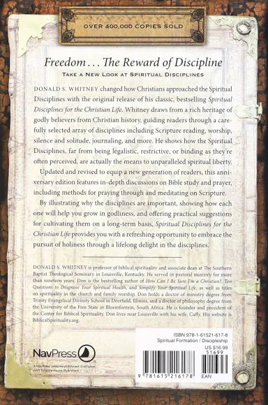 SPIRITUAL DISCIPLINES FOR THE CHRISTIAN LIFE