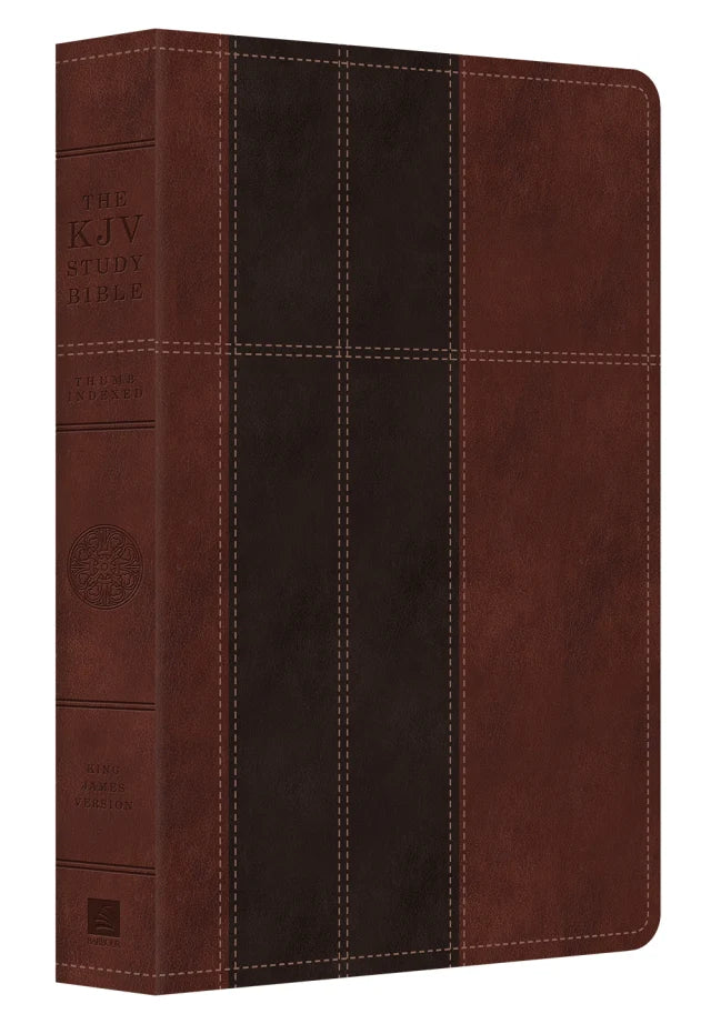 B KJV STUDY INDEXED BIBLE DARK BROWN/BROWN
