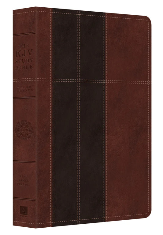 B KJV STUDY INDEXED BIBLE DARK BROWN/BROWN