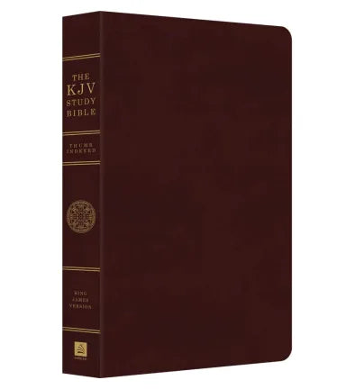 KJV STUDY INDEXED BIBLE BURGUNDY