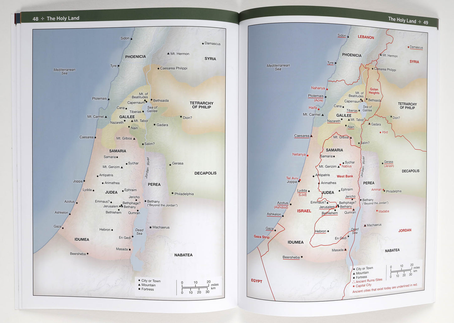 ROSE DELUXE THEN AND NOW BIBLE MAPS (NEW AND EXPANDED 2020 EDITION)