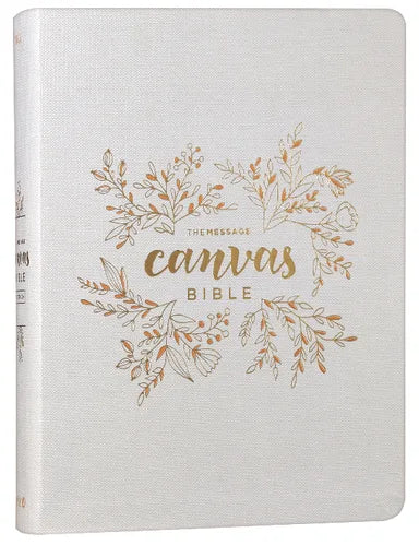 MESSAGE CANVAS BIBLE: COLORING AND JOURNALING THE STORY OF GOD (BLACK LETTER EDITION)