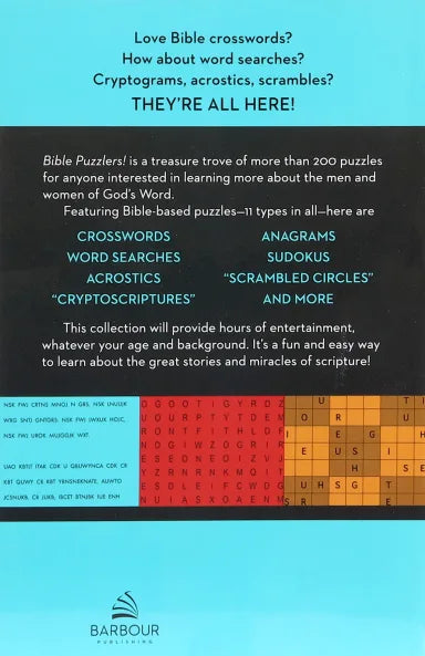 BIBLE PUZZLERS!: GREAT BIBLE WORD GAMES TO INSPIRE AND ENTERTAIN