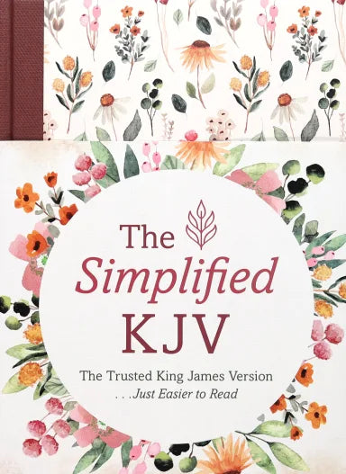 B SIMPLIFIED KJV BIBLE WILDFLOWER MEDLEY