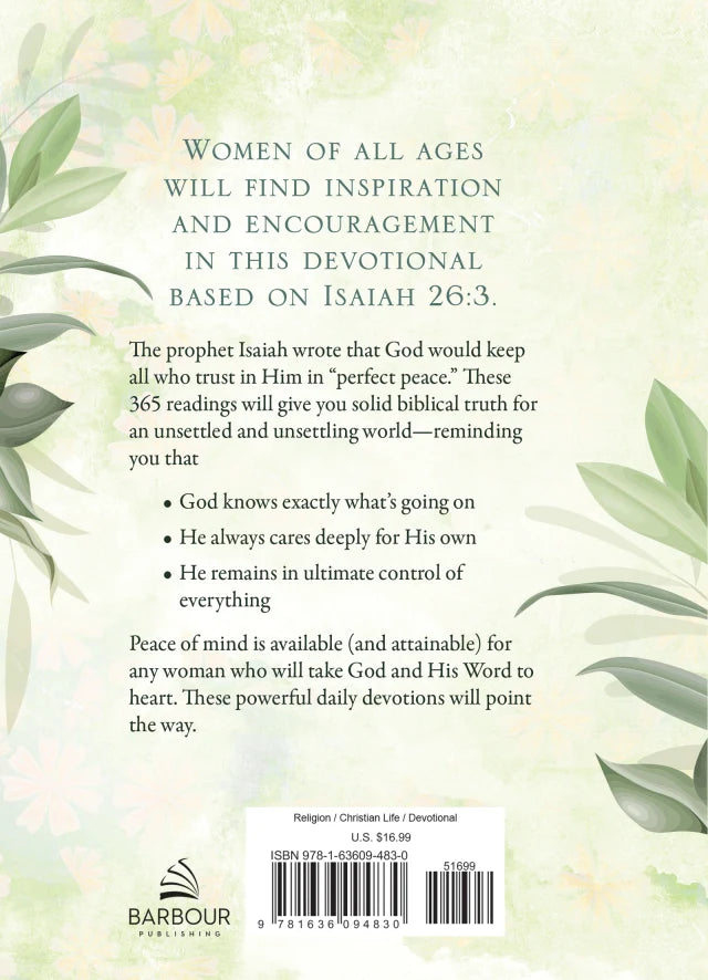 DAILY DEVOTIONS FOR PEACE OF MIND: 365 MEDITATIONS FOR WOMEN