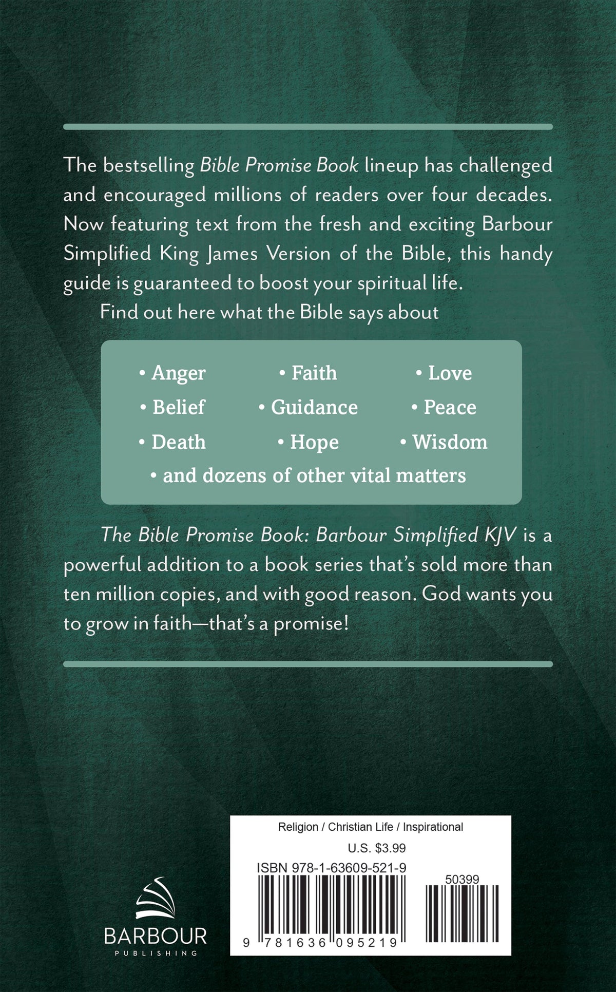 THE BIBLE PROMISE BOOK: SIMPLIFIED KJV
