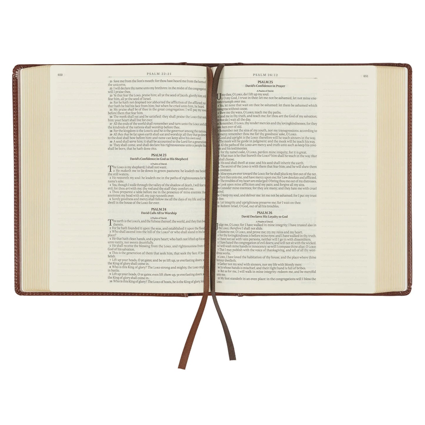 B KJV NOTE-TAKING BIBLE  BROWN/GOLD FOIL (BLACK LETTER EDITION)
