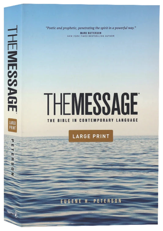 B MESSAGE OUTREACH EDITION LARGE PRINT (BLACK LETTER EDITION)