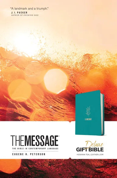 B MESSAGE DELUXE GIFT BIBLE HOSANNA TEAL