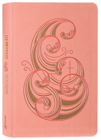 Message Deluxe Gift Bible Pink and Gold Waves