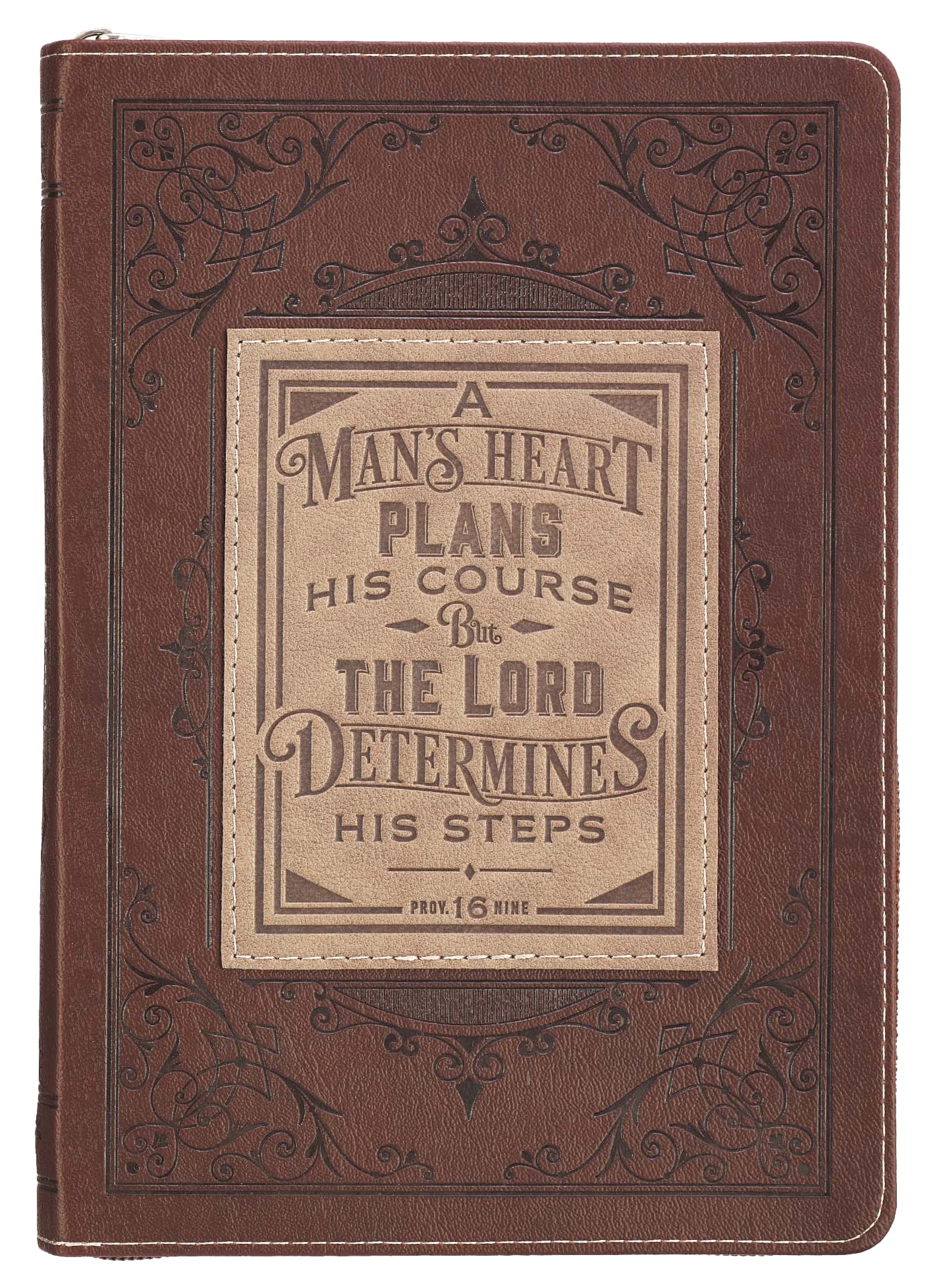 JOURNAL ZIPPERED: A MAN'S HEART  BROWN (PROV 16: 9) (A MAN'S HEART COLLECTION)