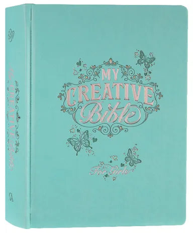 B ESV MY CREATIVE BIBLE FOR GIRLS TEAL BUTTERFLY