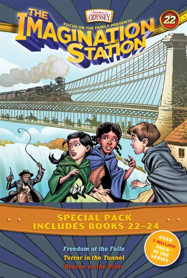 AIOIS: IMAGINATION STATION BOOKS (3-PACK): FREEDOM AT THE FALLS/TERROR IN THE TUNNEL/RESCUE ON THE RIVER