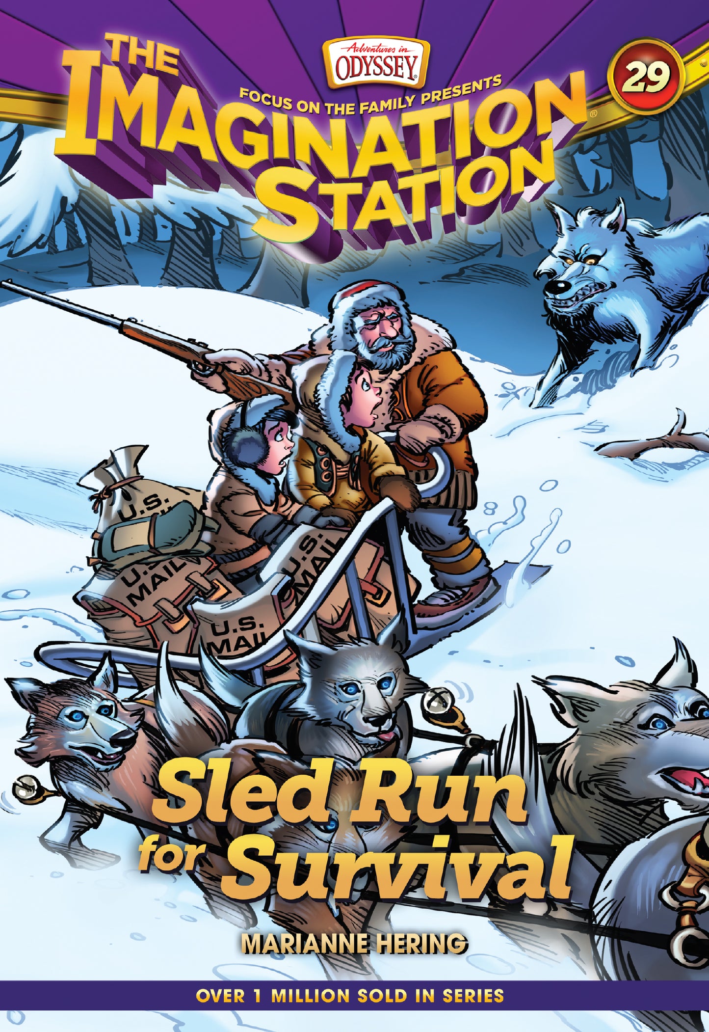 SLED RUN FOR SURVIVAL (#29 IN ADVENTURES IN ODYSSEY IMAGINATION STATION (AIO) SERIES)