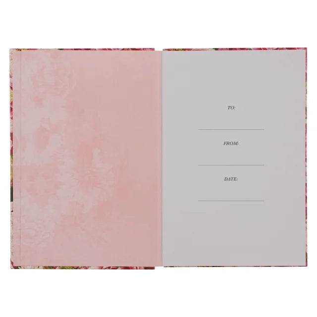 QUARTER-BOUND JOURNAL: GRACE UPON GRACE  PINK FLORAL