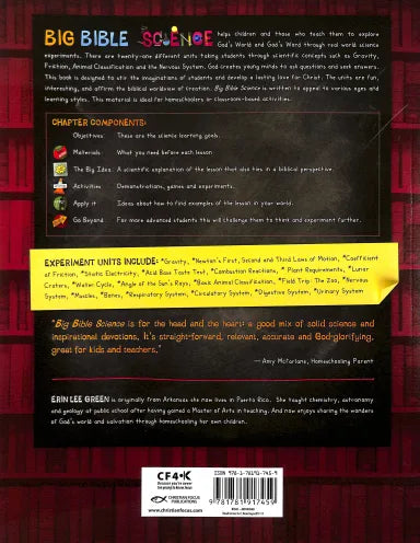 BIG BIBLE SCIENCE: EXPERIMENT WITH AND EXPLORE GOD'S WORLD