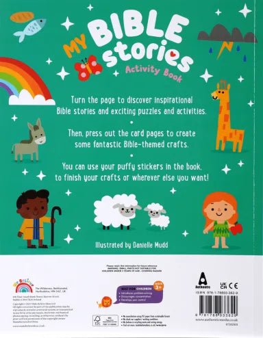 MY BIBLE STORIES ACTIVITY BOOK: PACKED WITH ACTIVITIES AND BELOVED BIBLE FRIENDS