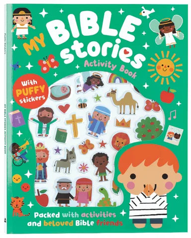 MY BIBLE STORIES ACTIVITY BOOK: PACKED WITH ACTIVITIES AND BELOVED BIBLE FRIENDS