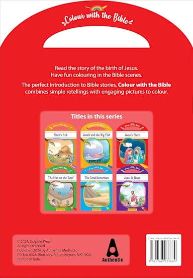 JESUS IS BORN (COLOUR AND CARRY ALONG BIBLE STORIES SERIES)