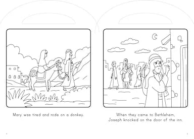 JESUS IS BORN (COLOUR AND CARRY ALONG BIBLE STORIES SERIES)