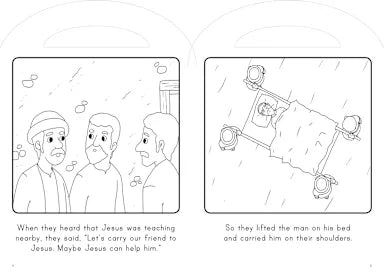 THE MAN ON THE ROOF (COLOUR AND CARRY ALONG BIBLE STORIES SERIES)