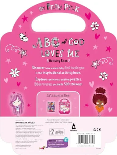 MY PRETTY PINK GOD LOVES ME ACTIVITY BOOK