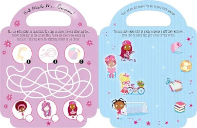 MY PRETTY PINK GOD LOVES ME ACTIVITY BOOK