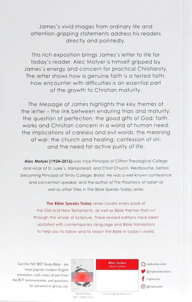THE MESSAGE OF JAMES (2020) (BIBLE SPEAKS TODAY SERIES)