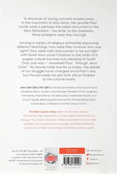 MESSAGE OF GALATIANS: ONLY ONE WAY (2020) (BIBLE SPEAKS TODAY SERIES)