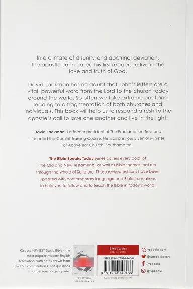 THE MESSAGE OF JOHN'S LETTERS (2020) (BIBLE SPEAKS TODAY SERIES)