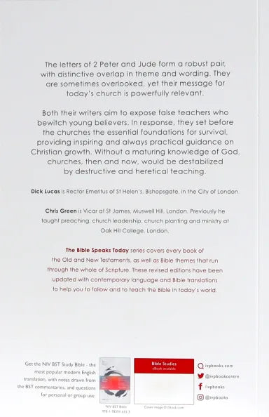 THE MESSAGE OF 2 PETER AND JUDE (2020) (BIBLE SPEAKS TODAY SERIES)