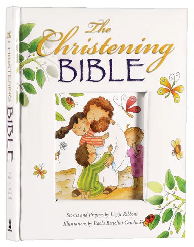 CHRISTENING BIBLE (WHITE)  THE