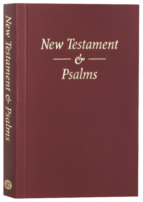 KJV POCKET NEW TESTAMENT AND PSALMS RED VINYL (BLACK LETTER EDITION)
