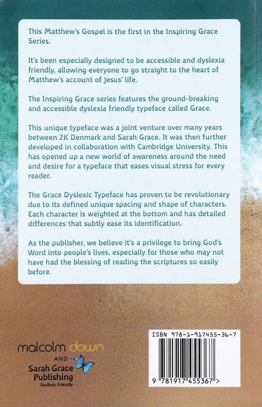 B CSB GOSPEL OF MATTHEW (DYSLEXIA FRIENDLY EDITION  INSPIRING GRACE SERIES)