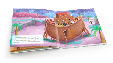 THE STORY OF NOAHS ARK: A FLOOD FROM ABOVE  A RAINBOW  AND A PROMISE OF LOVE