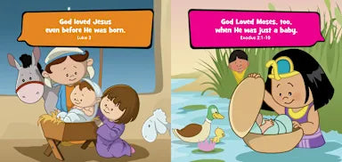 I KNOW GOD: HE IS ALWAYS THERE FOR ME: A SOFT AND CUTE CLOTH BIBLE FOR BABIES