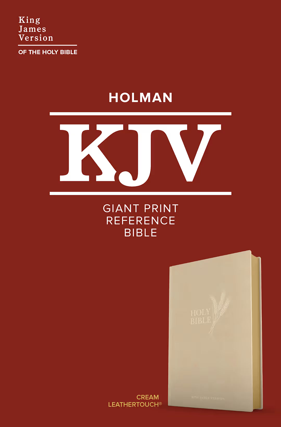 B KJV GIANT PRINT REFERENCE BIBLE  CREAM (RED LETTER EDITION)