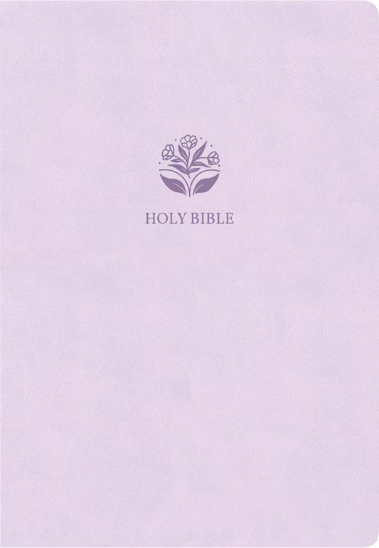 B KJV LARGE PRINT COMPACT REFERENCE BIBLE LAVENDER (RED LETTER EDITION)