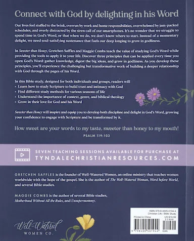 SWEETER THAN HONEY: A BIBLE STUDY ON ENJOYING GOD IN HIS WORD