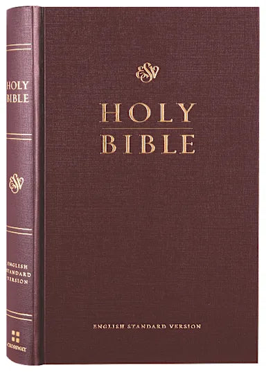 ESV CHURCH BIBLE BURGUNDY (BLACK LETTER EDITION)