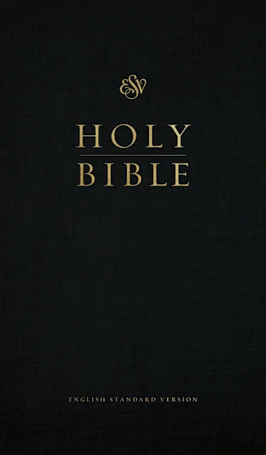 ESV CHURCH BIBLE BLACK (RED LETTER EDITION)