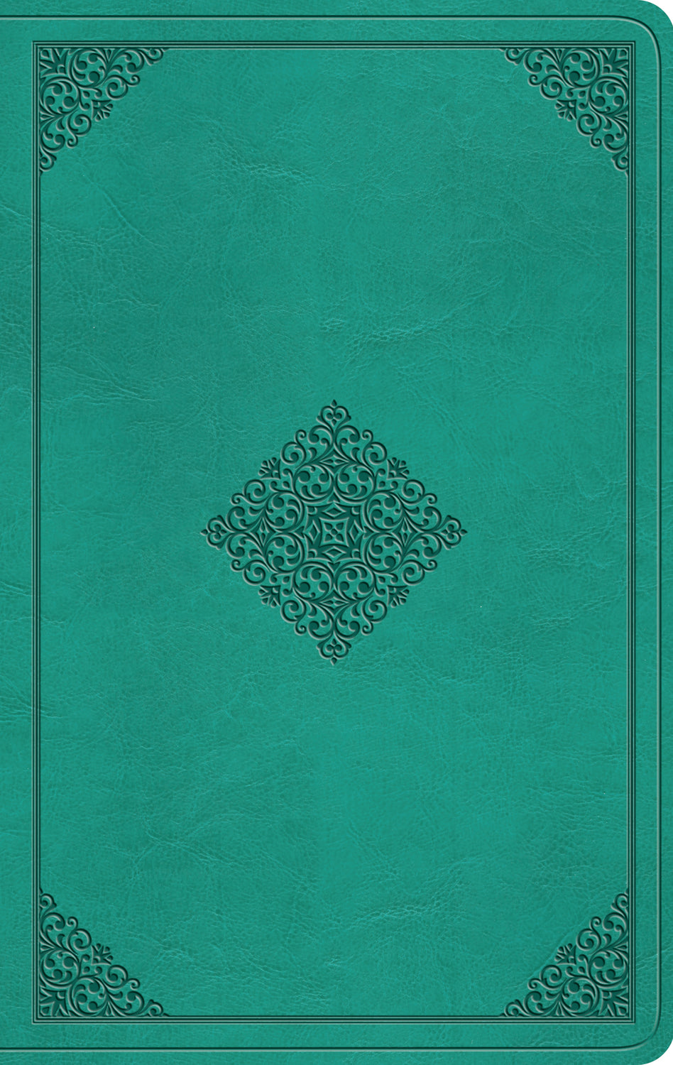 ESV VALUE THINLINE BIBLE TRUTONE TEAL ORNAMENT DESIGN