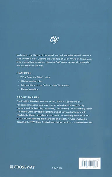 ESV ECONOMY BIBLE (BLACK LETTER EDITION)