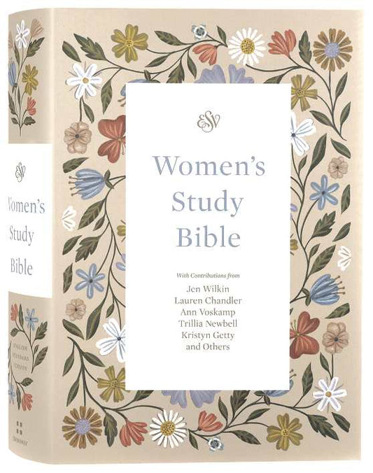 B ESV WOMEN'S STUDY BIBLE BLUSH WILDFLOWER (BLACK LETTER EDITION)