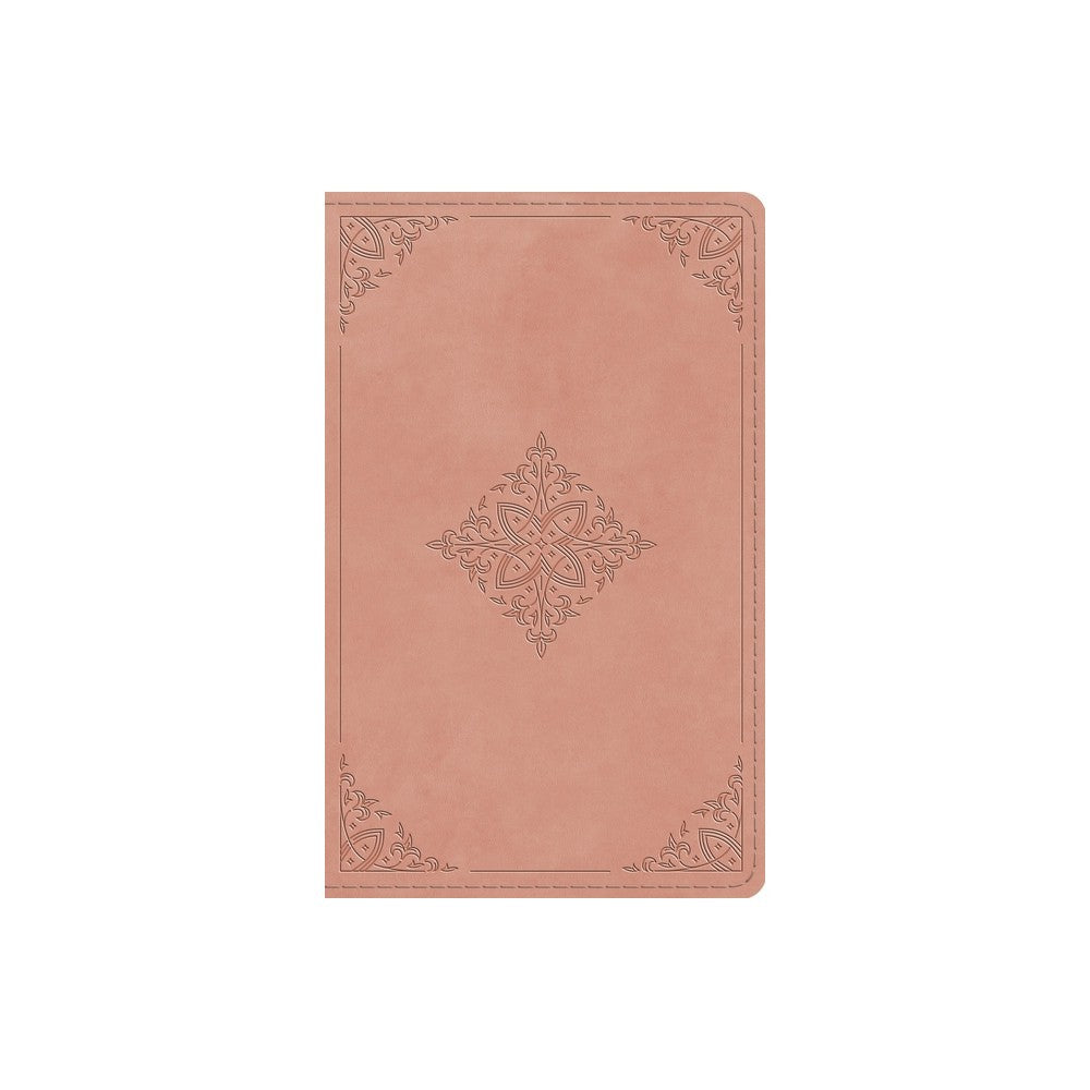 B ESV VEST POCKET NEW TESTAMENT WITH PSALMS AND PROVERBS  BLUSH ROSE  FLEUR-DE-LIS DESIGN (RED LETTER EDITION)