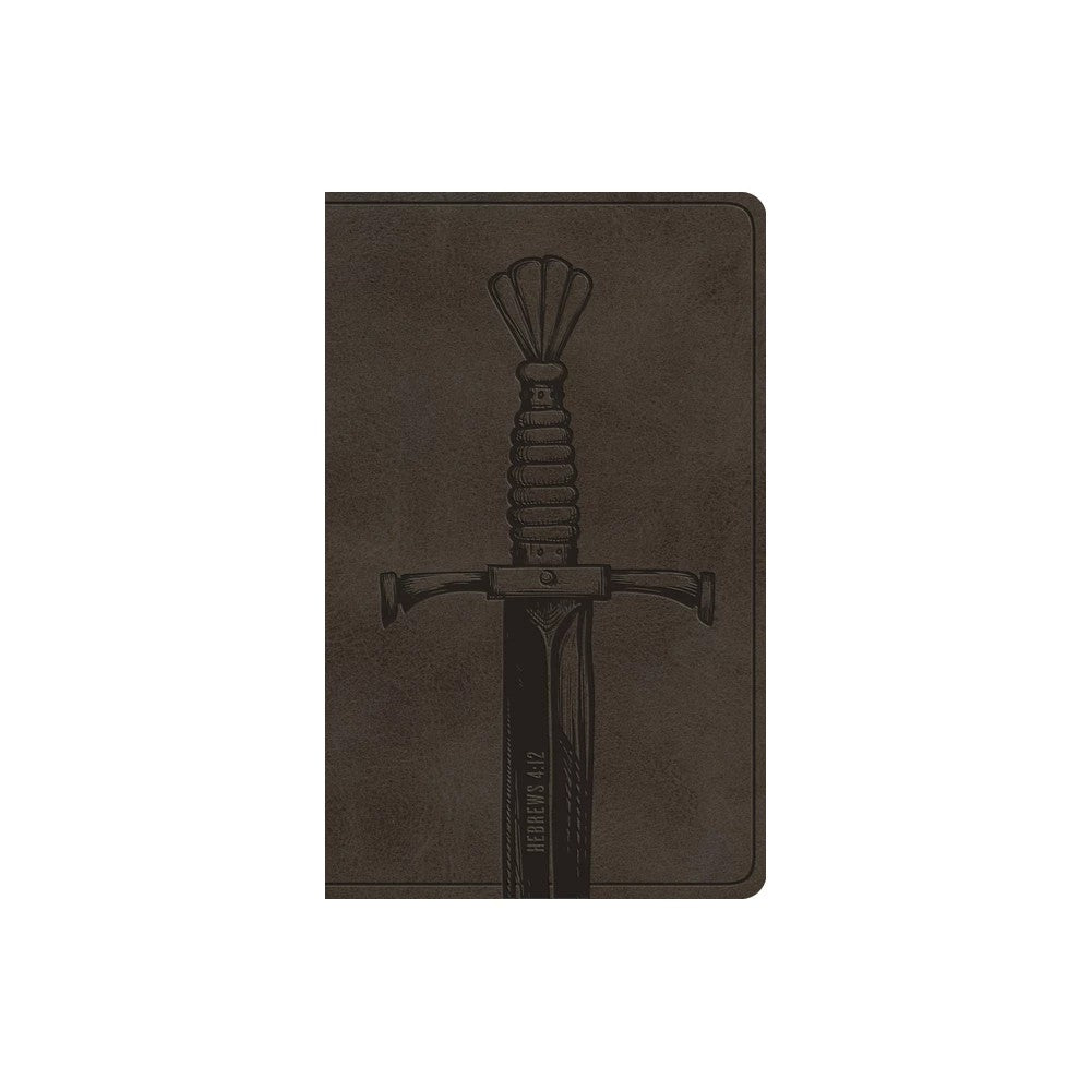 B ESV VEST POCKET NEW TESTAMENT WITH PSALMS AND PROVERBS  SILVER  SWORD DESIGN (RED LETTER EDITION)