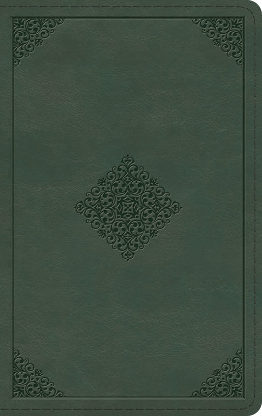 B ESV THINLINE BIBLE QUIET FOREST ORNAMENT DESIGN (RED LETTER EDITION)